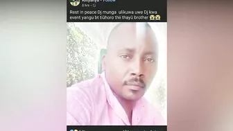 GOODBYE DJ MUNGA||CELEBRITIES AND LOVED ONES BID DJ MUNGA GOODBYE||SAD