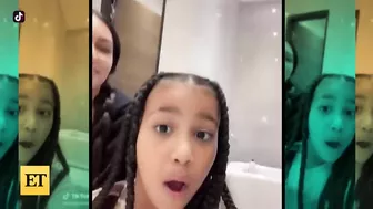 Kim Kardashian and Daughter North TAKE OVER TikTok