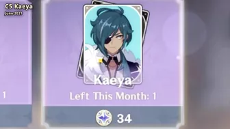 It took me 7 months to C6 Kaeya (wishing compilation)