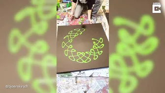 Mesmerizing Geometric Art, Swinging Pendulum Spin Painting | Geometric Art Compilation