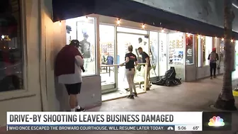 Drive-By Shooting Leaves Miami Beach Business Damaged