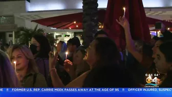 Miami Beach Celebrates Start Of Hanukkah By Lighting Sea Shell Menorah