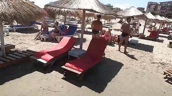 2021 Plaja Pinacolada Beach., Relaxation, Sea, Sun, 4K video, Bikini Beach, Romania Mamaia Beach.