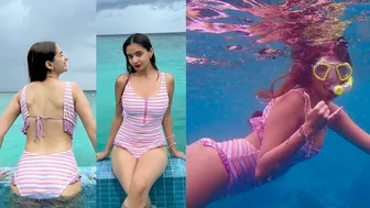 Anushka Sen Maldives Vacation's Underwater Bikini Video Is Something You Can't Miss!!!