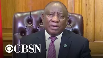 President of South Africa Cyril Ramaphosa urges Western nations to lift travel bans