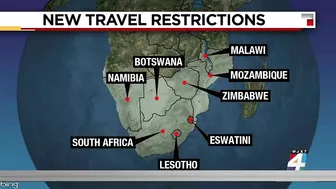 Travel restrictions aim to help limit the spread of omicron