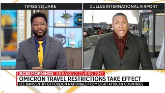 U.S. bans travel from several southern African countries due to new COVID variant Omicron