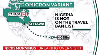 U.S. bans travel from several southern African countries due to new COVID variant Omicron