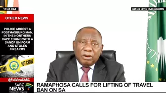 President Ramaphosa calls for lifting of travel bans on SA, DIRCO laments treatment levelled at SA