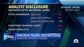 Airline stocks mixed as travel restrictions reappear globally