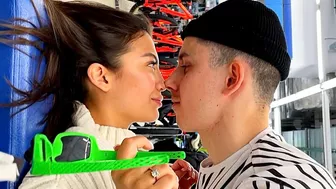 KISS RANDOM GIRL IN A MALL????????crazy pranks by russian prank boy Qylek #shorts #qylek #tiktok