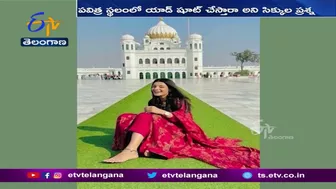 Pak Model Shoots Inside Kartarpur Sahib Sans Head Cover |ఇదేమైనా పిక్నిక్  స్పాట్  అనుకుంటున్నారా ?