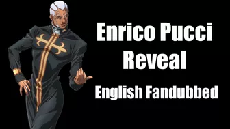 Enrico Pucci Reveal English Fandubbed (Stone Ocean Anime)