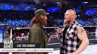 Brock Lesnar demands that Sami Zayn challenge Roman Reigns immediately: SmackDown, Dec. 3, 2021