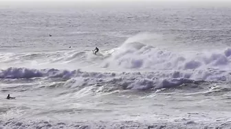 Fun WNW swell at Ocean Beach, San Francisco on December 2, 2021