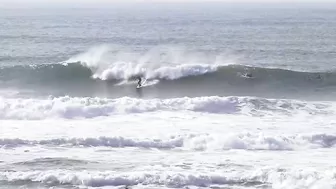 Fun WNW swell at Ocean Beach, San Francisco on December 2, 2021