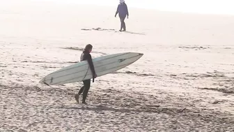 Fun WNW swell at Ocean Beach, San Francisco on December 2, 2021