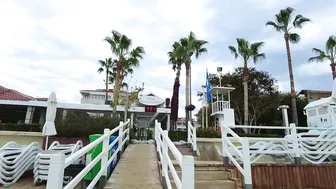 SIDE. PROMENADE and Beach SIDE STAR BEACH. TURKEY #turkey #side