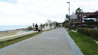 SIDE. PROMENADE and Beach SIDE STAR BEACH. TURKEY #turkey #side