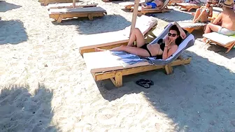 2021 Plaja Lozane, Relaxation, Sea, Sun, 4K video, Bikini Beach, Romania Mamaia Beach