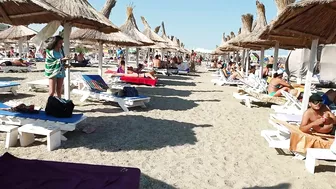 Plaja 3 Papuci Paco Beach walk, Relaxation, Sea, Sun, 4K video, Bikini Beach, Romania Mamaia Beach.