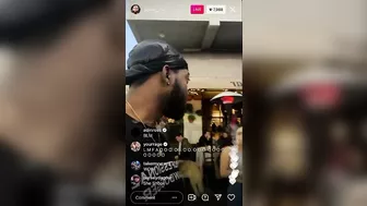 Jidion Get Pressed By Racist Girls At Restaurant On Instagram Live ????