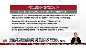 ALAMIN: Mas pinahabang travel restrictions dahil sa Omicron | TV Patrol