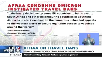 AFRAA condemns travel bans to South Africa