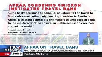 AFRAA condemns travel bans to South Africa