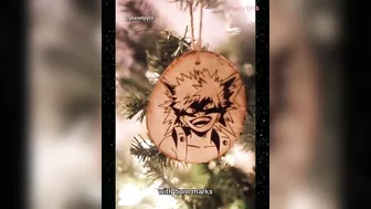 DIY Anime Christmas Ornaments | Anime crafts & DIYs part 22