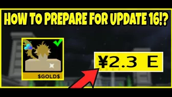 HOW TO PREPARE FOR UPDATE 16!? - Anime Fighters Simulator Roblox