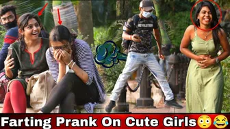 FUNNY WET FART PRANK ON CUTE GIRLS ???? | FUNNY REACTION???? | Mithun Chaudhary