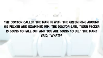 Funny Joke - Two Men Are Sitting At The Doctors Office Discussing There Problem