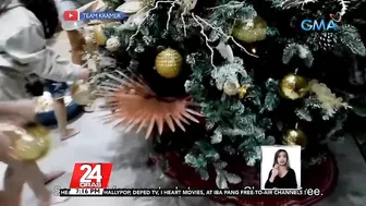 Ilang celebrity, ipinasilip ang kanilang Christmas decorations at home | 24 Oras