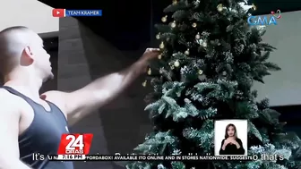 Ilang celebrity, ipinasilip ang kanilang Christmas decorations at home | 24 Oras