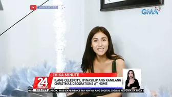 Ilang celebrity, ipinasilip ang kanilang Christmas decorations at home | 24 Oras