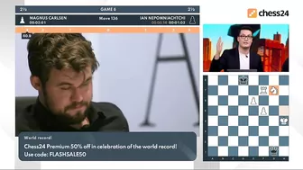 LAST MOMENTS! Magnus Carlsen BEATS Ian Nepomniachtchi in Game 6 in World Chess Championship 2021