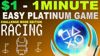 Easy $1 & 1 Minute Platinum Game | Racing Challenge Mode Edition - Easy Platinum With Cheat Code