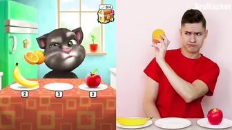 Repeat After Talking Tom Eating - Talking Tom and Me Challenge Compilation