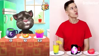 Repeat After Talking Tom Eating - Talking Tom and Me Challenge Compilation