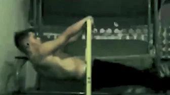 STRAIGHT ARM FRONT LEVER TOUCH COMPILATION