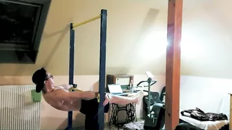 STRAIGHT ARM FRONT LEVER TOUCH COMPILATION