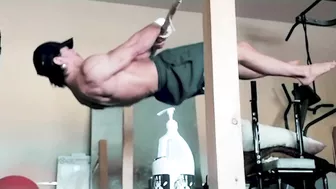 STRAIGHT ARM FRONT LEVER TOUCH COMPILATION