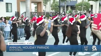 Annual holiday parade held in Boynton Beach