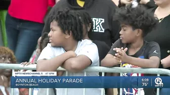 Annual holiday parade held in Boynton Beach