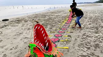 Dragon Kite Broken Heart at Cemara Beach Tuban