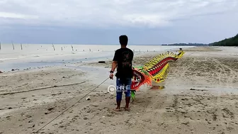 Dragon Kite Broken Heart at Cemara Beach Tuban