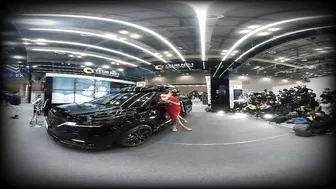 3D 180VR 4K Club No1 Sexy Promotional Racing Models Shooting Site Auto Show ???????? VR Dream Car