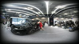 3D 180VR 4K Club No1 Sexy Promotional Racing Models Shooting Site Auto Show ???????? VR Dream Car