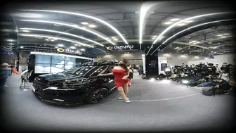 3D 180VR 4K Club No1 Sexy Promotional Racing Models Shooting Site Auto Show ???????? VR Dream Car